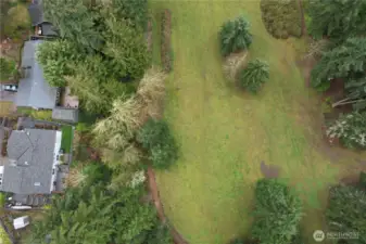 Backyard has gated access to common area