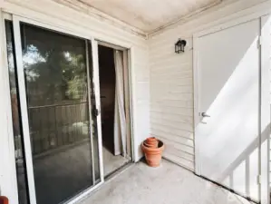 Deck off Back of Unit