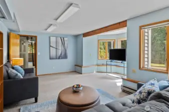 Rec Room in the Basement.