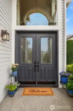 Double Doors with Keyless Lock