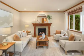 Family Room with Gas Fireplace