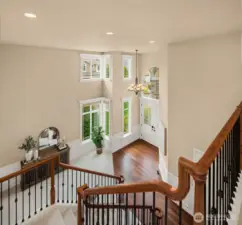 Light and Bright View from Second Floor
