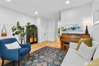Luxury vinyl plank on the main floor and ample closet space.