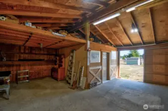 Barn Tack Room and Storage