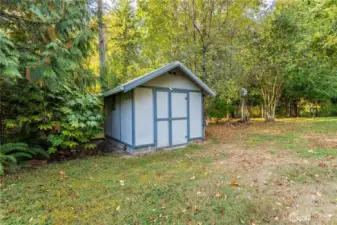 Detached garden shed