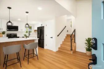 Virtually Staged Kitchen