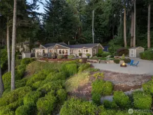 Newer low maintenance landscaping