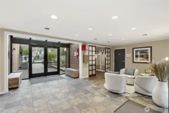 Lobby at entrance.