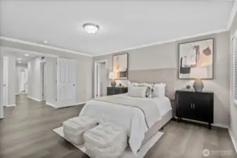 Primary Suite with Elegant French Doors