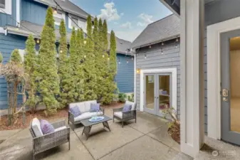 Courtyard for Barbeque and relaxation