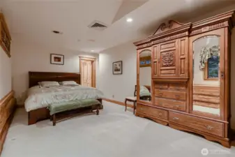 Guest Suite with attached bathroom.