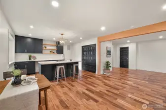 Kitchenette on second lower level
