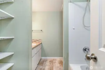 Full bath upstairs
