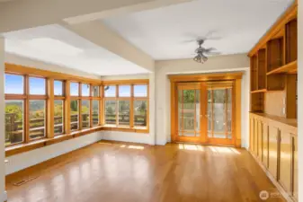 Enjoy the ever-changing backdrop that truly defines the space.