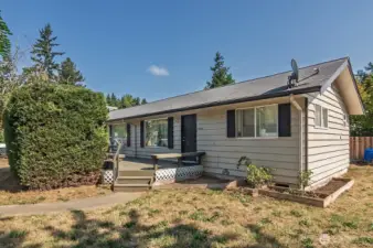 View toward front of Unit B