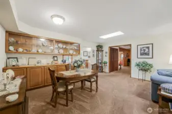 Dining room & buffet cabinetry.