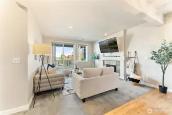Great room style is perfect for gathering.