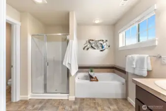 Soak and enjoy your private space.