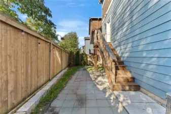 Your back yard space is private with full access from main level and garage.