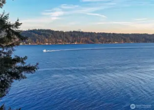 Mt Rainier and marine traffic