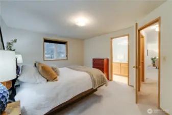 Adjoining Full En Suite Bath is Continental in style