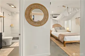 Each bedroom has their own private bathroom for privacy.