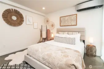 Notice the bedrooms have mini splits in each room for your comfort.