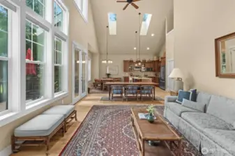 Open concept main space