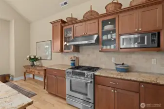 Updated appliances and timeless finishes