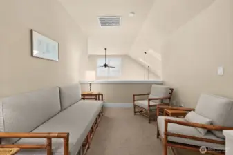 Huge loft space overlooking the main