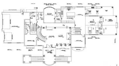 Main level floorplan.