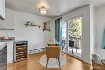 Charming dining area