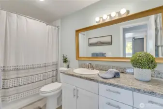 Remodeled full bathroom