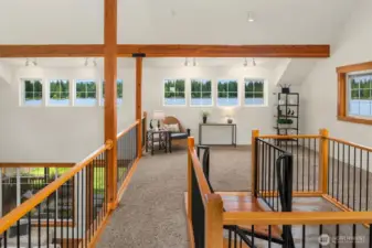 Loft overlooking the lake