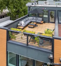Private deck perfect for entertaining.