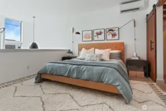 Generous primary with plenty of space to spread out.