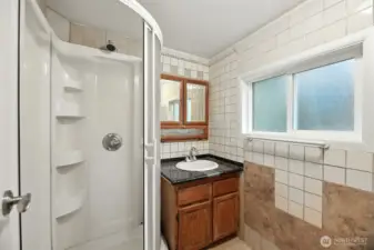 Upstairs bathroom.