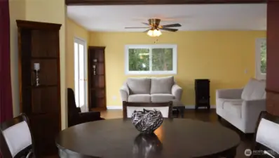 Welcome to your formal living room. View is from the dining room