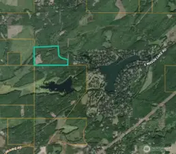 Lake Limerick to the southeast.