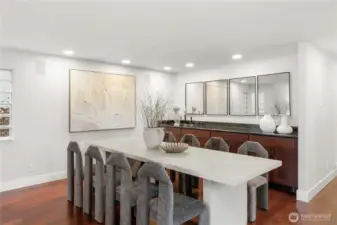 Formal Dining Space w/ Built-In Storage