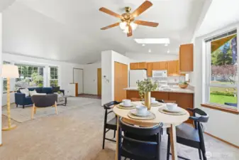 Spacious and functional layout with abundant storage