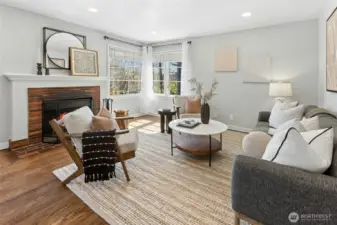 Original hardwood floors.