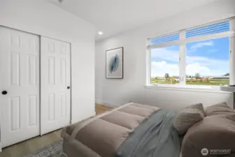 Another bedroom with beautiful views!