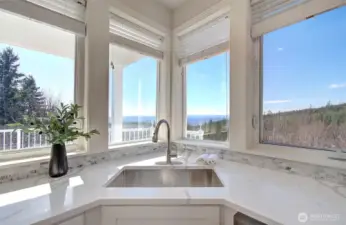 View from kitchen