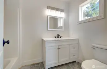 Bath next to Bonus room