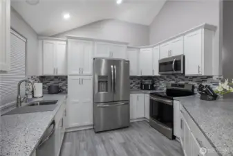 New Cabinets, Counters, flooring, etc.!