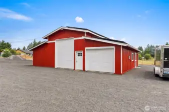 Barn - with tack room, room for horse stalls, and welding hook-up