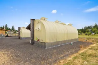 Two 8x24 geothermal greenhouses - grow citrus!