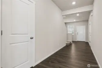 white millwork throughout