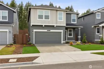 Photo of same plan but not actual home and reflects different colors and elevation.